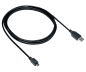 Preview: DINIC USB Kabel Micro B Stecker auf USB A Stecker, schwarz, DINIC Polybag, 0,5m